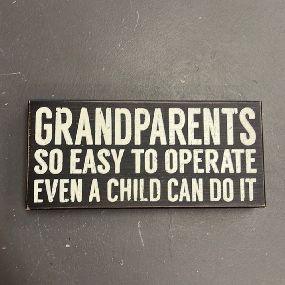 Cute grandparents decor sign